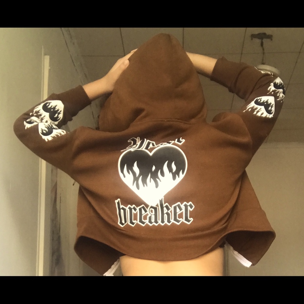 Cropped hoddie